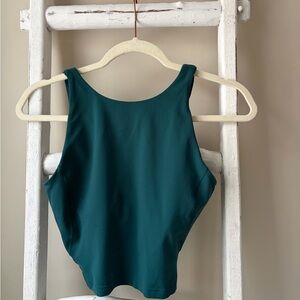 Lululemon Align Style Cropped Tank Top Teal Green Size 6